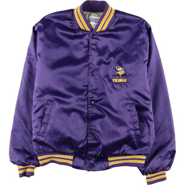 古着 90年代 NFL MINNESOTA VIKINGS ナイロンスタジャン アワードジャケット ...