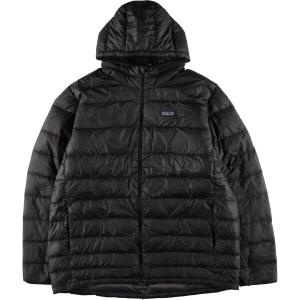 古着 16年製 パタゴニア Patagonia Hi-Loft Down Hoody ハイロフトダウンフーディ 84902FA16 ダウンパーカー メンズXXL /evb003066｜jamtrading1