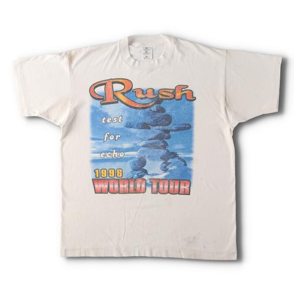 古着 90年代 UNKNOWN RUSH 1996 WORLD TOUR バンドTシャツ バンT メ...