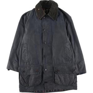 古着 90年代 バブアー Barbour BEAUFORT ビューフォート 旧3ワラント オイルド ハンティングジャケット 英国製 C36 メンズS ヴィンテージ /evb004948｜jamtrading1