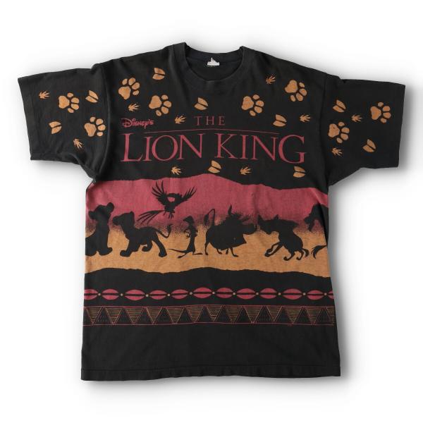 古着 90年代 THE LION KING ライオンキング キャラクタープリントTシャツ メンズXL...