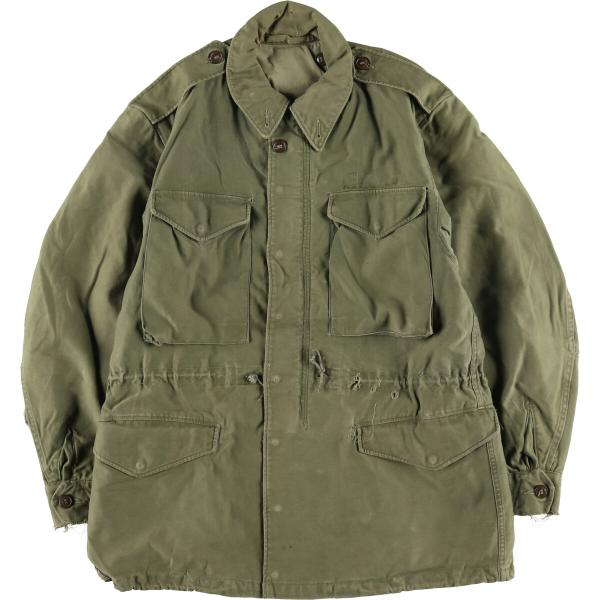 古着 50年代 米軍実品 U.S.ARMY M-51 ミリタリー フィールドジャケット USA製 メ...