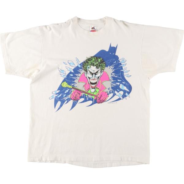 古着 80年代 フルーツオブザルーム ジョーカー DC COMICS キャラクタープリントTシャツ ...