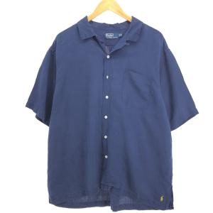 古着 ラルフローレン Ralph Lauren BOB CAMP 半袖 ボタンダウン 古着 ラルフローレン Ralph Lauren BOB CAMP 半袖 ボタンダウン