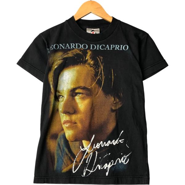 古着 90年代 PIMPO タイタニック レオナルドディカプリオ 大判プリント 映画 ムービーTシャ...