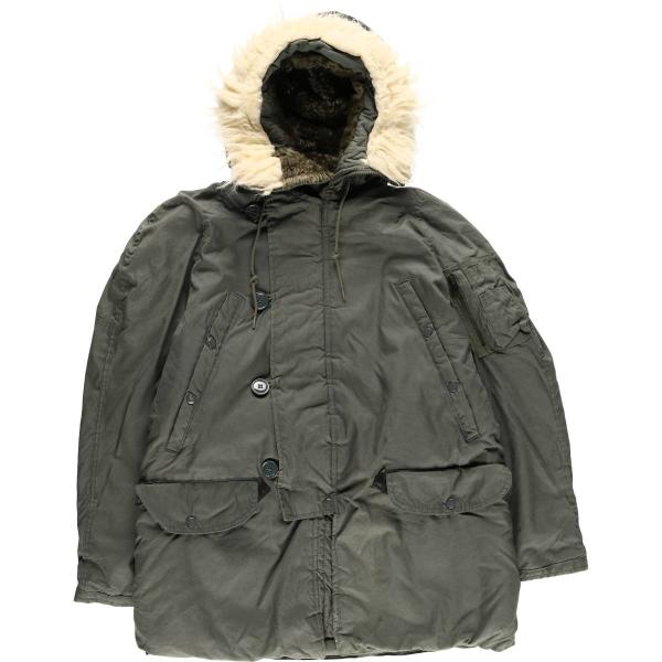 古着 80年代 米軍実品 N-3B ミリタリー フライトジャケット USA製 SMALL メンズS相...