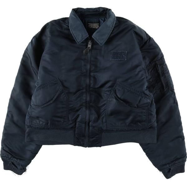 古着 民間品 ショット SCHOTT CWU-Rタイプ 中綿入り ミリタリー フライトジャケット メ...