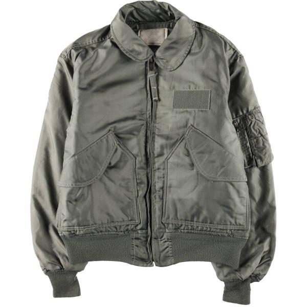 古着 80年代 米軍実品 CWU-45/P ミリタリー フライトジャケット USA製 MEDIUM(...