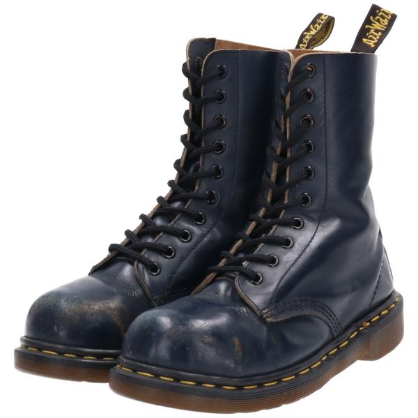 古着 ドクターマーチン Dr.Martens 10ホールブーツ 英国製 UK4 レディース22.5c...