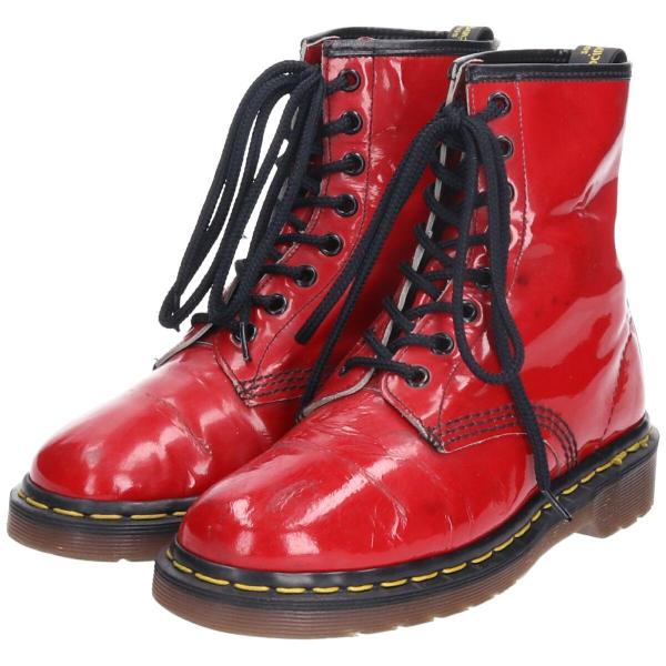 古着 ドクターマーチン Dr.Martens 8ホールブーツ 英国製 UK4 レディース22.5cm...