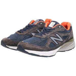 古着 ニューバランス NEW BALANCE 990v4 スニーカー USA製 US10 1/2 レディース規格 27.5cm /saa010530｜jamtrading1