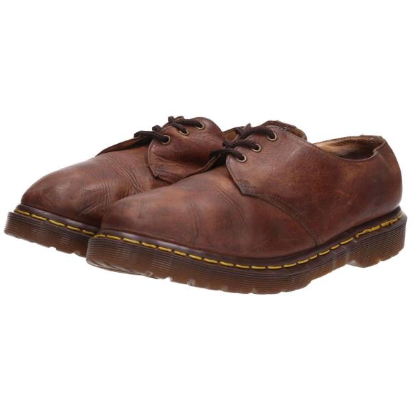 古着 ドクターマーチン Dr.Martens 3ホールシューズ 英国製 UK71/2 メンズ26.0...