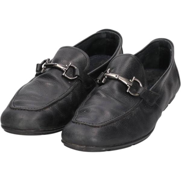 古着 フェラガモ Salvatore Ferragamo ビットローファー イタリア製 8 1/2D...