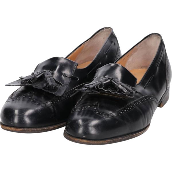 古着 フェラガモ Salvatore Ferragamo キルト タッセルローファー イタリア製 1...