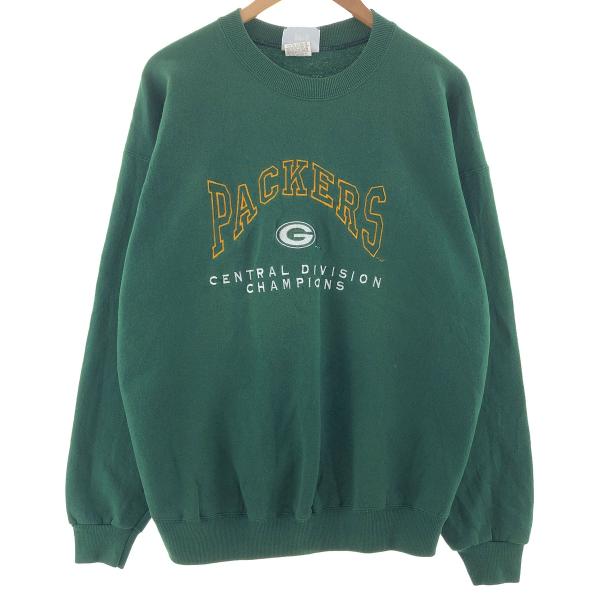 古着 90年代 リーLee NFL GREEN BAY PACKERSグリーンベイパッカーズ スウェ...