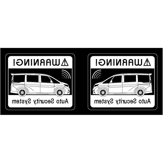 セキュリティステッカー(STEPWGN SPADA5代目タイプ)