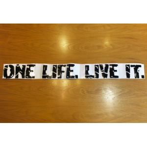 one life live it ステッカー