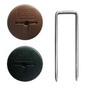 ザバーン 防草シート プランテックス  専用ワッシャー・ピン（15cm・150ｍｍ） 各600個セッ...