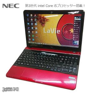 NEC LS450/JS6R 中古パソコン Windows8.1 15.6型ワイド液晶 Core i5-3210M 2.50GHz メモリ4GB HDD750GB ブルーレイ HDMI 無線LAN Office付属 クロスレッド 3401