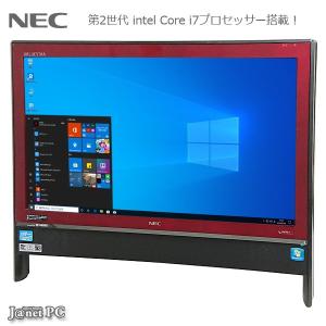 デスクトップパソコン 中古パソコン 液晶一体型 NEC VN770 series Windows10 Core i7-2670QM メモリ8GB HDD2TB ブルーレイ 21.5型 無線LAN office 3528｜janetpc-pro