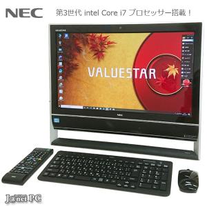 デスクトップパソコン 中古パソコン 液晶一体型 NEC VN570/NSB-J Windows10 Core i7-3632QM メモリ8GB HDD2TB ブルーレイ 地デジ 21.5型 無線LAN 3579｜janetpc-pro