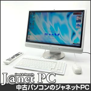 中古パソコン Windows7 20型ワイド液晶一体型 Celeron T3100 1.90GHz RAM4GB HDD500GB DVDマルチ 地デジ 無線 Office付属 富士通 F/G50T【1598】｜janetpc