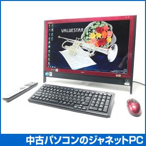 中古パソコン Windows7 21.5型フルHD液晶一体型 Core2Duo E7400 2.80GHz RAM4GB HDD500GB ブルーレイ 地デジ 無線 Office付属 NEC VN770/T【1678】