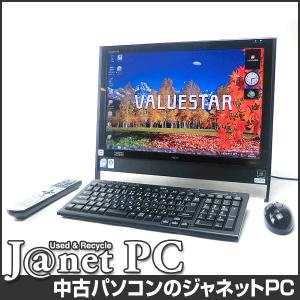 中古パソコン Windows7 19型ワイド液晶一体型 Core2Duo E7200 2.53GHz RAM2GB HDD500GB DVDマルチ 地デジ 無線 Office付属 NEC VN770/R【1744】｜janetpc