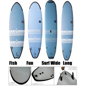 NSP surfboards　ショートボード　品番　SOFT SCHOOL Fish 6'4" x 20 7/8 x 2 9/16　　エヌエスピー　サーフボード 　ショート　ソフトボード｜janis