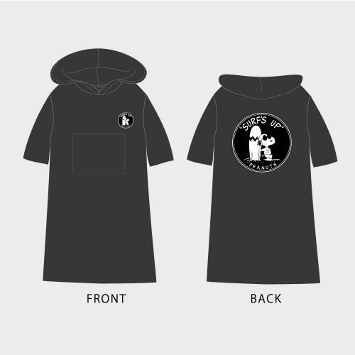 ピーナッツ　スヌーピー　ウエットスーツ　パイル　ポンチョ