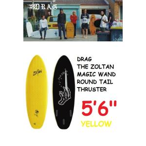 ソフトボード DRAG THE ZOLTAN MAGIC WAND 5’6"ROUND TAIL THRUSTER ドラッグサーフボード ショートボード｜janis