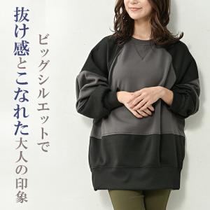 トレーナー 大きいサイズ レディース 長袖 配...の詳細画像3