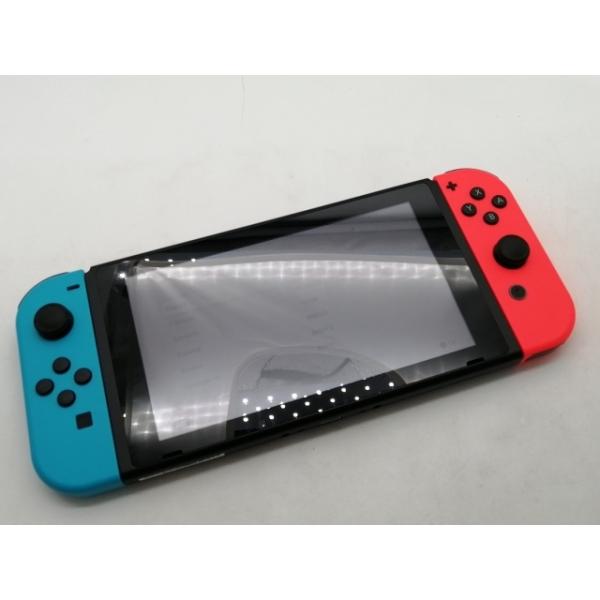 【中古】Nintendo Switch 本体 Joy-Con(L) ネオンブルー/(R) ネオンレッ...