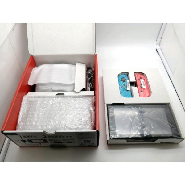 【中古】Nintendo Switch 本体 Joy-Con(L) ネオンブルー/(R) ネオンレッ...