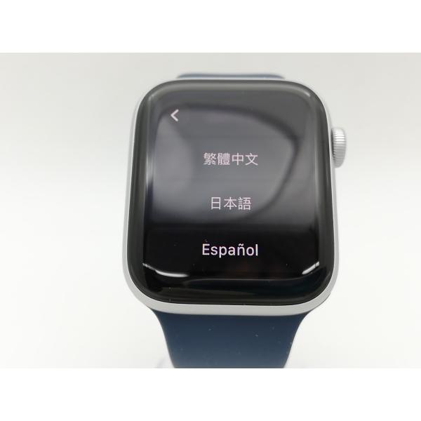 【中古】Apple Apple Watch SE2 44mm GPS シルバーアルミニウムケース/ス...