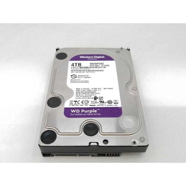 【中古】W.D. WD40PURZ WD Purple 4TB/5400rpm/64MB/6Gbps...