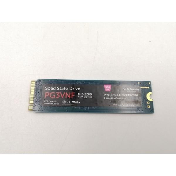 【中古】CFD PG3VNF（CSSD-M2B5GPG3VNF） 500GB/M.2 2280(PC...