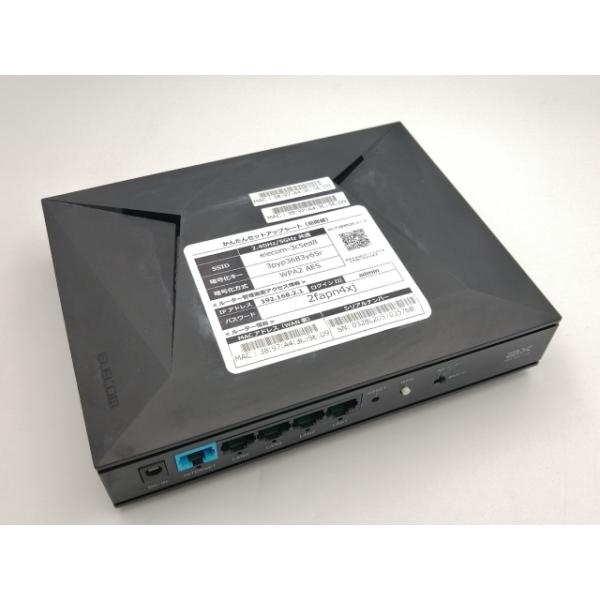 【中古】ELECOM WRC-X3200GST3-B WiFi6(11ax)対応無線LANルーター/...