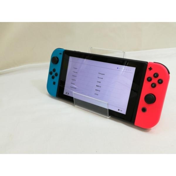 【中古】Nintendo Switch 本体 Joy-Con(L) ネオンブルー/(R) ネオンレッ...