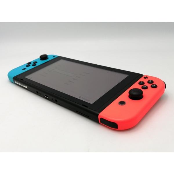【中古】Nintendo Switch 本体 Joy-Con(L) ネオンブルー/(R) ネオンレッ...