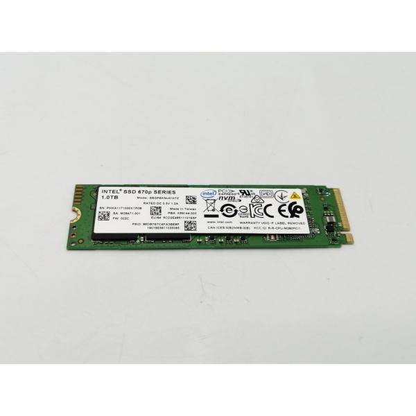 【中古】Intel Intel SSD 670p(SSDPEKNU010TZX1) 1TB/M.2 ...