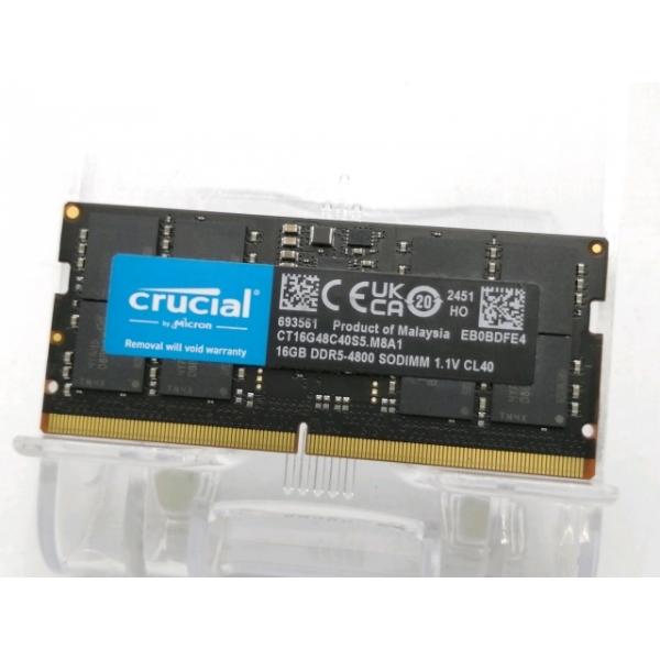 【中古】262PIN SODIMM 16GB DDR5-4800(PC5-38400)【ノートPC用...