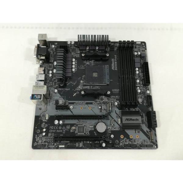 【中古】ASRock B450M Pro4 B450/AM4/MicroATX【大阪本店】保証期間１...