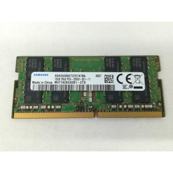 【中古】260PIN 16GB DDR4-2666(PC4-21300) SODIMM 【ノートPC...