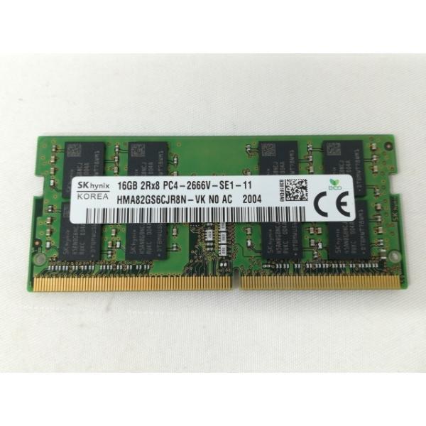 【中古】260PIN 16GB DDR4-2666(PC4-21300) SODIMM 【ノートPC...
