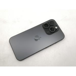 【中古】Apple 国内版 【SIMフリー】 iPhone 15 Pro 256GB ブラックチタニウム MTUC3J/A【宇田川】保証期間１ヶ月【ランクC】