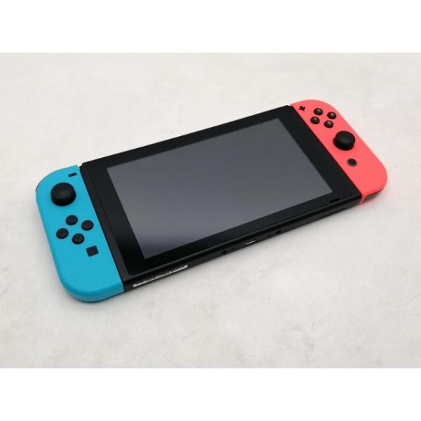 【中古】Nintendo Switch 本体 Joy-Con(L) ネオンブルー/(R) ネオンレッ...