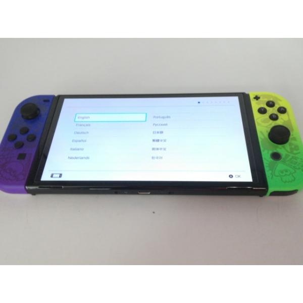 【中古】Nintendo Switch 本体 (有機ELモデル) HEG-S-KCAAA スプラトゥ...