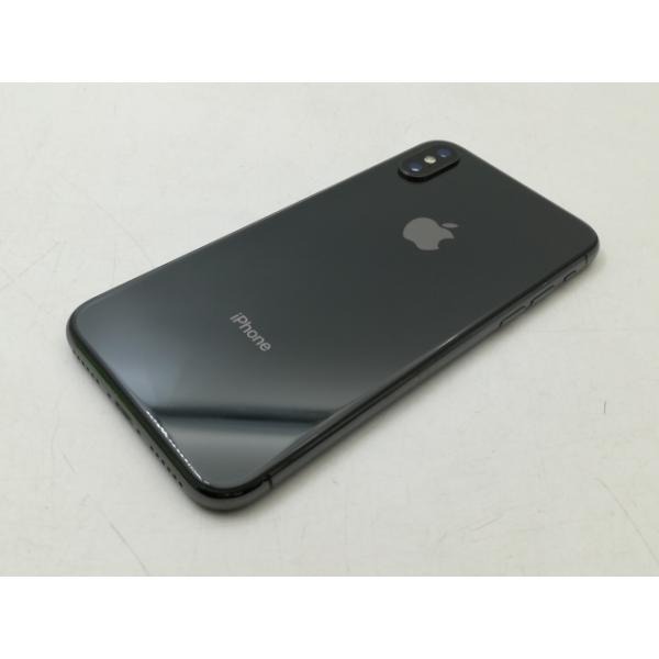 【中古】Apple au 【SIMロック解除済み】 iPhone X 256GB スペースグレイ M...