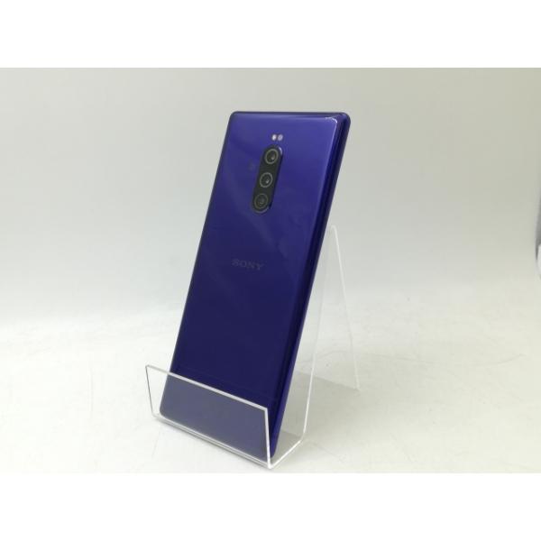 【中古】SONY SoftBank 【SIMロックあり】 Xperia 1 802SO パープル【大...